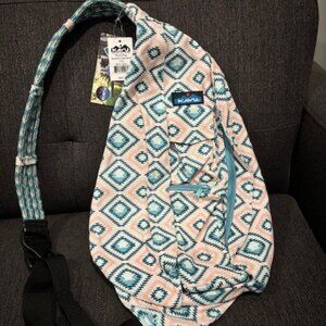 KAVU Women's Rope Bag in Sunset Diamond